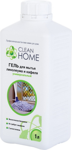 CLEAN HOME гель д/мытья линолеума и кафеля универсальный 1000мл